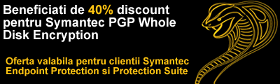 BENEFICIATI DE 40% DISCOUNT PENTRU SYMANTEC PGP WHOLE DISK ENCRYPTION