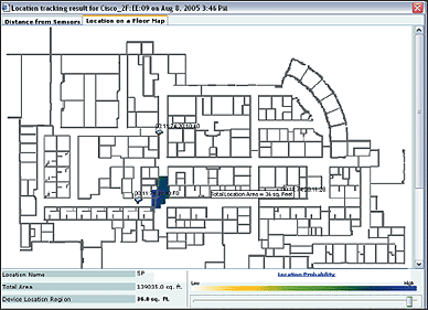 AirTight SpectraGuard AP location tracking