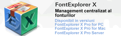 FontExplorer X - management centralizat al fonturilor